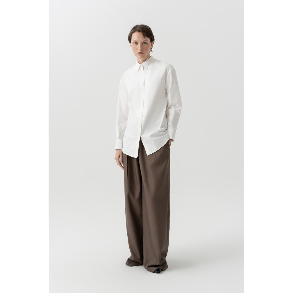 BIB-FRONT COTTON SHIRT - Fall Winter 25 By December Chris