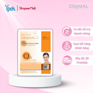 [Mua 10 tặng 3 bất kì] Mặt nạ dưỡng da Dermal tinh chất Q10 23gram