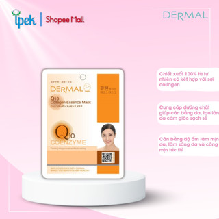 [Mua 10 tặng 3 bất kì] Mặt nạ dưỡng da Dermal tinh chất Q10 23gram
