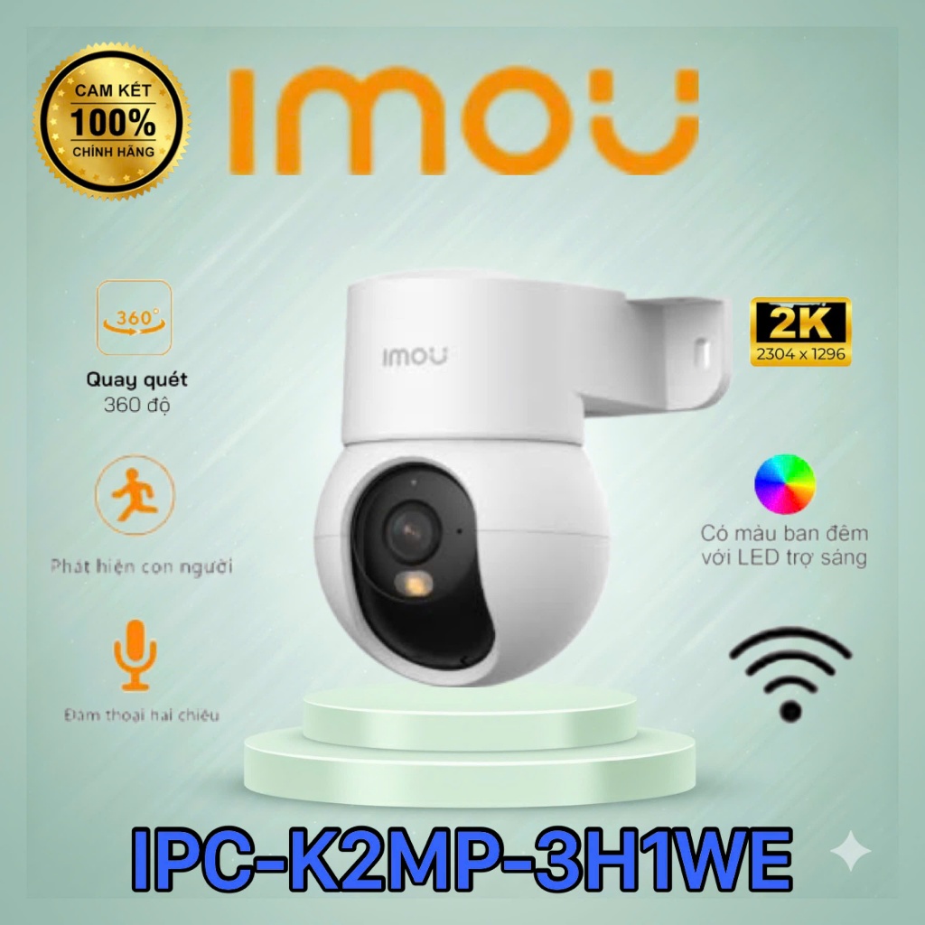 Camera iMOU IPC-K2MP-3H1WE Wifi trong nhà Ranger Mini 3MP
