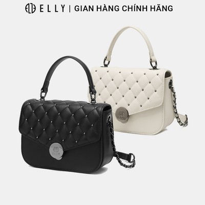 Túi xách nữ da thật ELLY ET129 túi cầm tay đeo vai đeo chéo cao cấp sang trọng