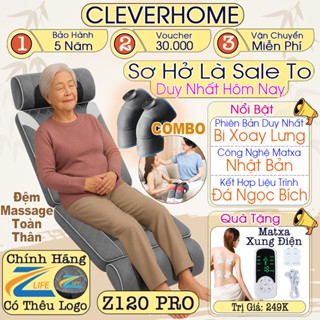  Đệm Massage Toàn Thân Công Nghệ Nhật Bản Nệm Ghế Mát Xa Toàn Thân ZLIFE Z120 Sức Khỏe Cho Ông Bà 