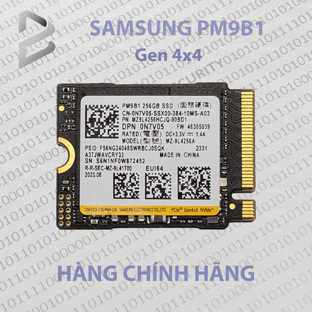 BZone - Ổ cứng SSD Samsung PM9B1 2230 256GB | PCIe 4.0 NVMe | Tốc độ cao –  Ổn định | SSD Surface