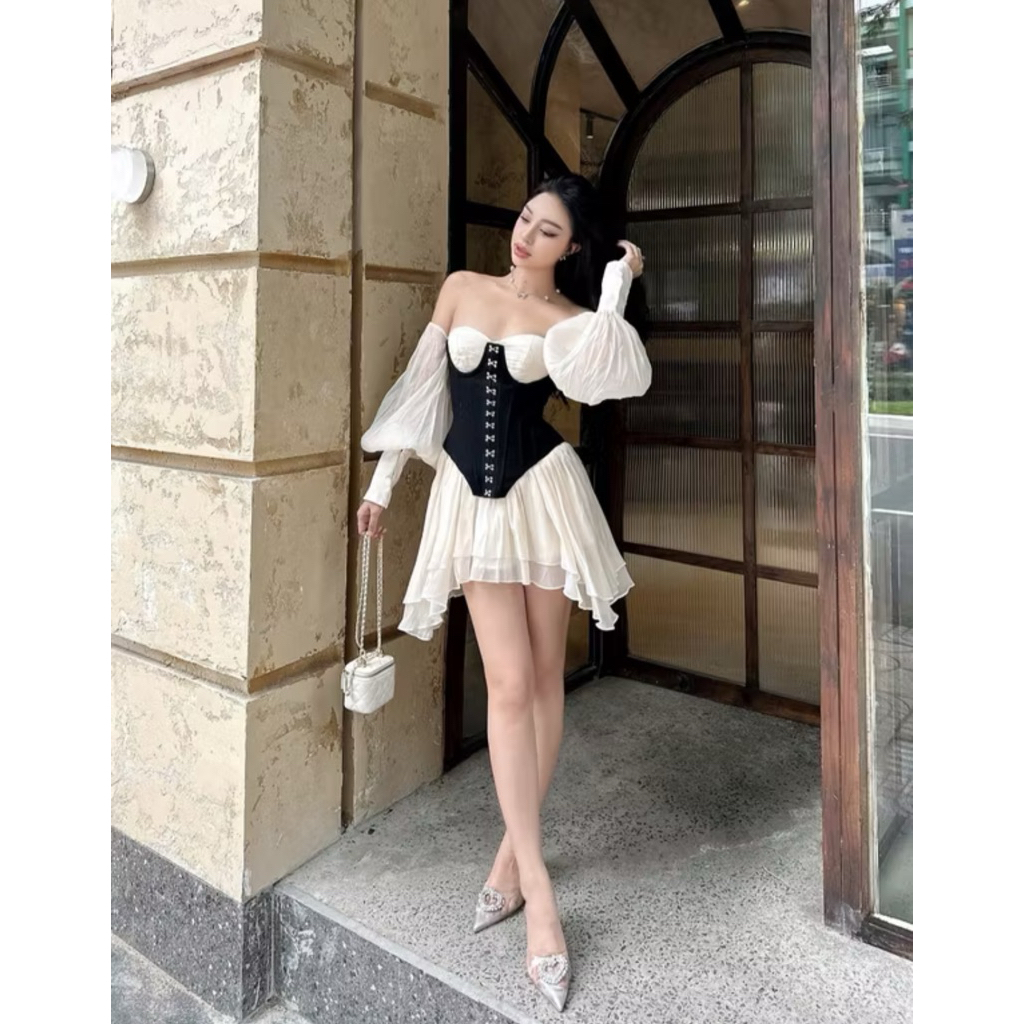 pass set đầm + croset Lsoul