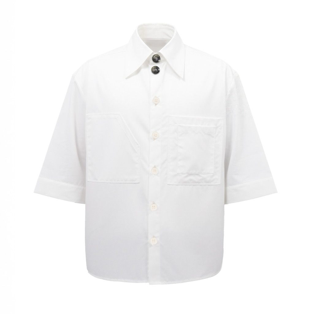 [FVNXYTHINGS] Áo Sơmi Trắng Form Big Boxy Phối Màu Trắng Sang Trọng - 3P BIG BOXY SHIRT