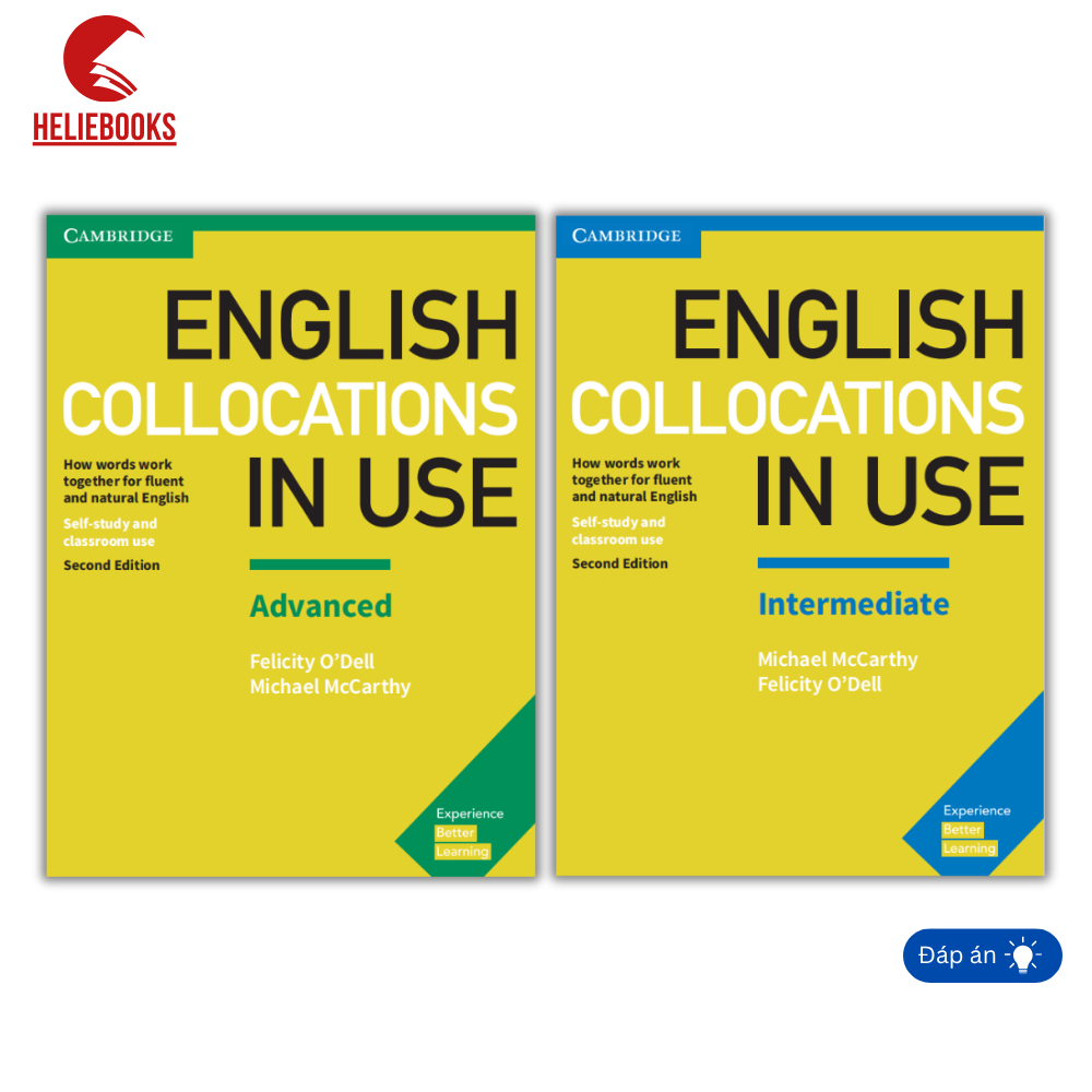 Sách - English Collocations in Use (Second Edition): Intermediate/Advanced - Bản in màu laser đẹp
