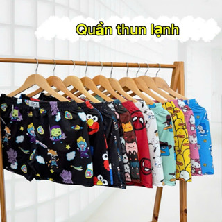 Quần đùi nam nữ hoạt hình chất thun lạnh đủ size từ 40-90kg