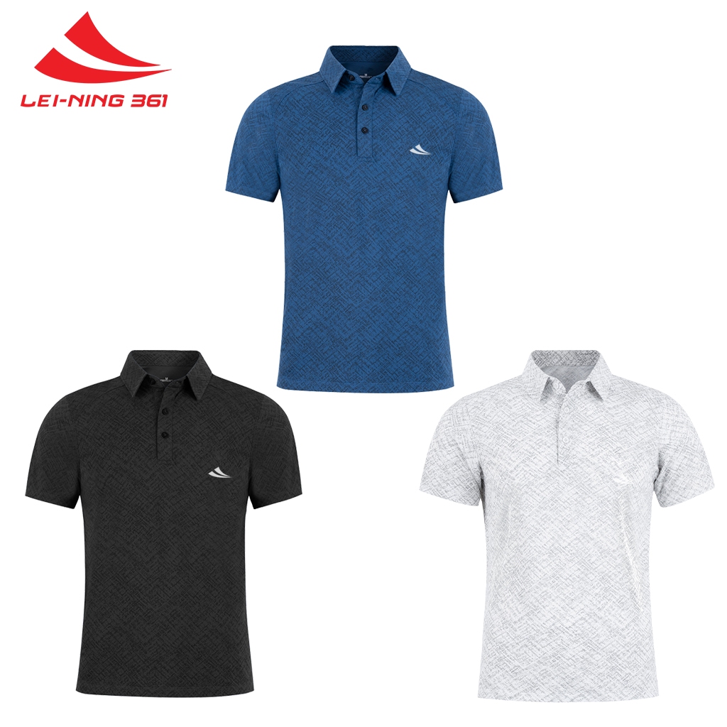 Áo Polo Thể Thao Lei-Ning 361 Cao Cấp, Xuất Xịn, Thanh Lịch, Sang Trọng - POLO03.361