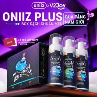  Box Sạch Chuẩn Men - Bọt vệ sinh nam giới Oniiz Plus Dung dịch Masculine Foam sạch sâu dưỡng ẩm 145ml - V2Joy Vietnam 