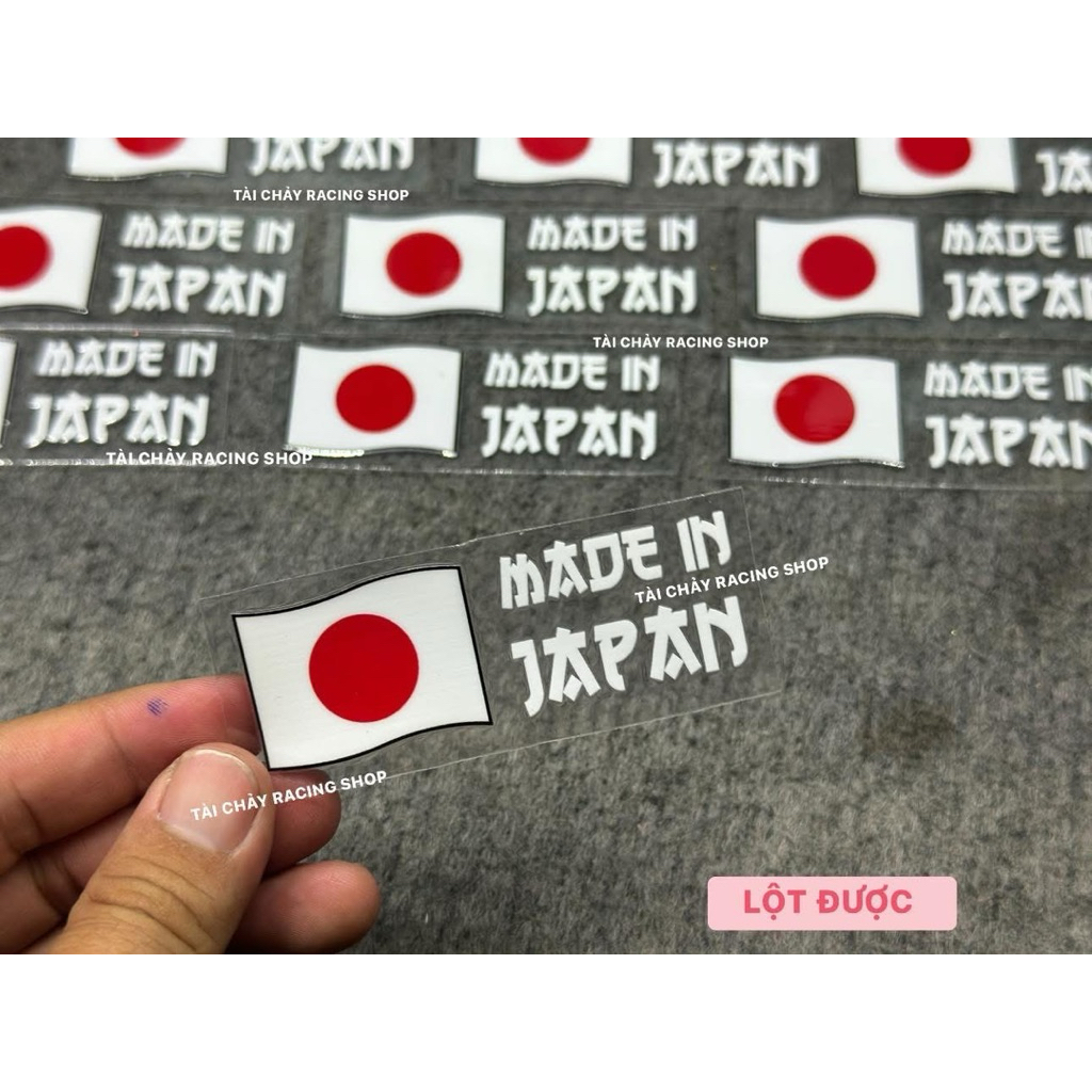 [ 1 TEM ] TEM DECAL STICKER JAPAN ( LỘT ĐƯỢC ) DÁN TRANG TRÍ XE