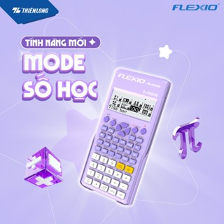  Máy tính cầm tay Flexio Fx799VN Thiên Long - Máy tính bỏ túi chính hãng cho học sinh sinh viên đạt chuẩn 