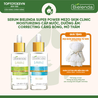   HÀNG NHẬP KHẨU  Serum Bielenda Super Power Mezo Skin Clinic Moisturizing cấp nước dưỡng ẩm  Correcting căng bóng mờ t 