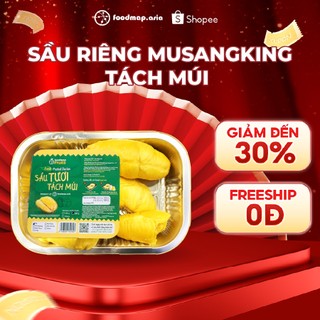   MUA 1KG TẶNG 1 HỘP CHERRY  Sầu Riêng Musang Sáu Hữu Black Thorn Tách Múi Sẵn - FoodMap Fruits 