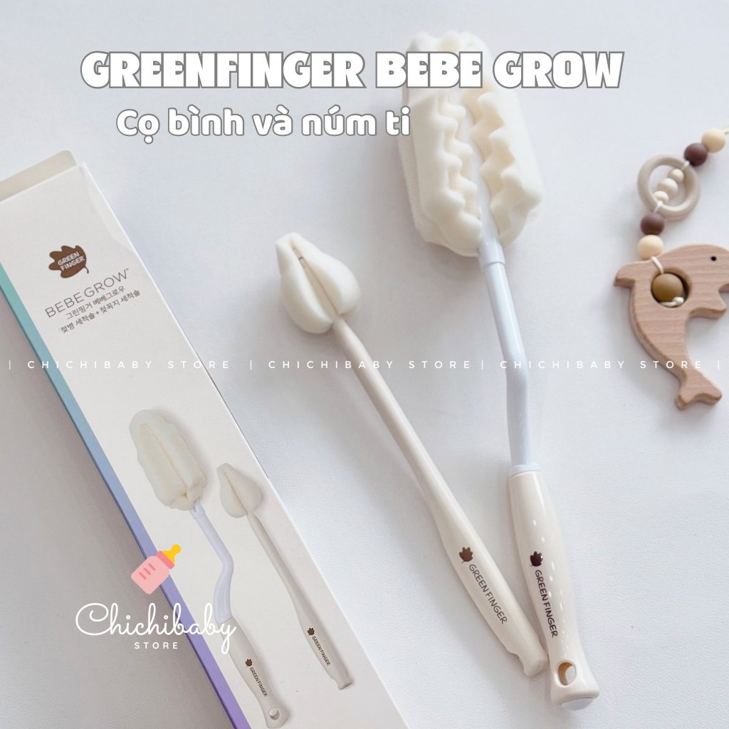 Set cọ rửa Bình Green FinGer