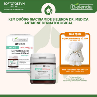   HÀNG NHẬP KHẨU  Kem dưỡng ẩm Niacinamide Bielenda Dr. Medica Anti-acne Dermatological giảm mụn mờ thâm 