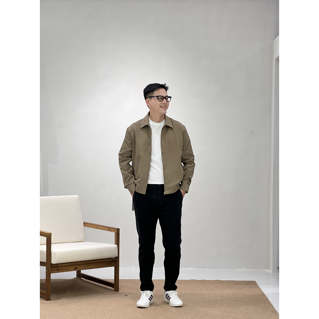 Áo khoác Khaki 2 lớp BADASS túi khóa thêu logo Công Nghệ Cao Cấp Heattech, mềm mịn, Cản Bụi AKHTK616 Cản Gió, Giữ ấm | BigBuy360 - bigbuy360.vn