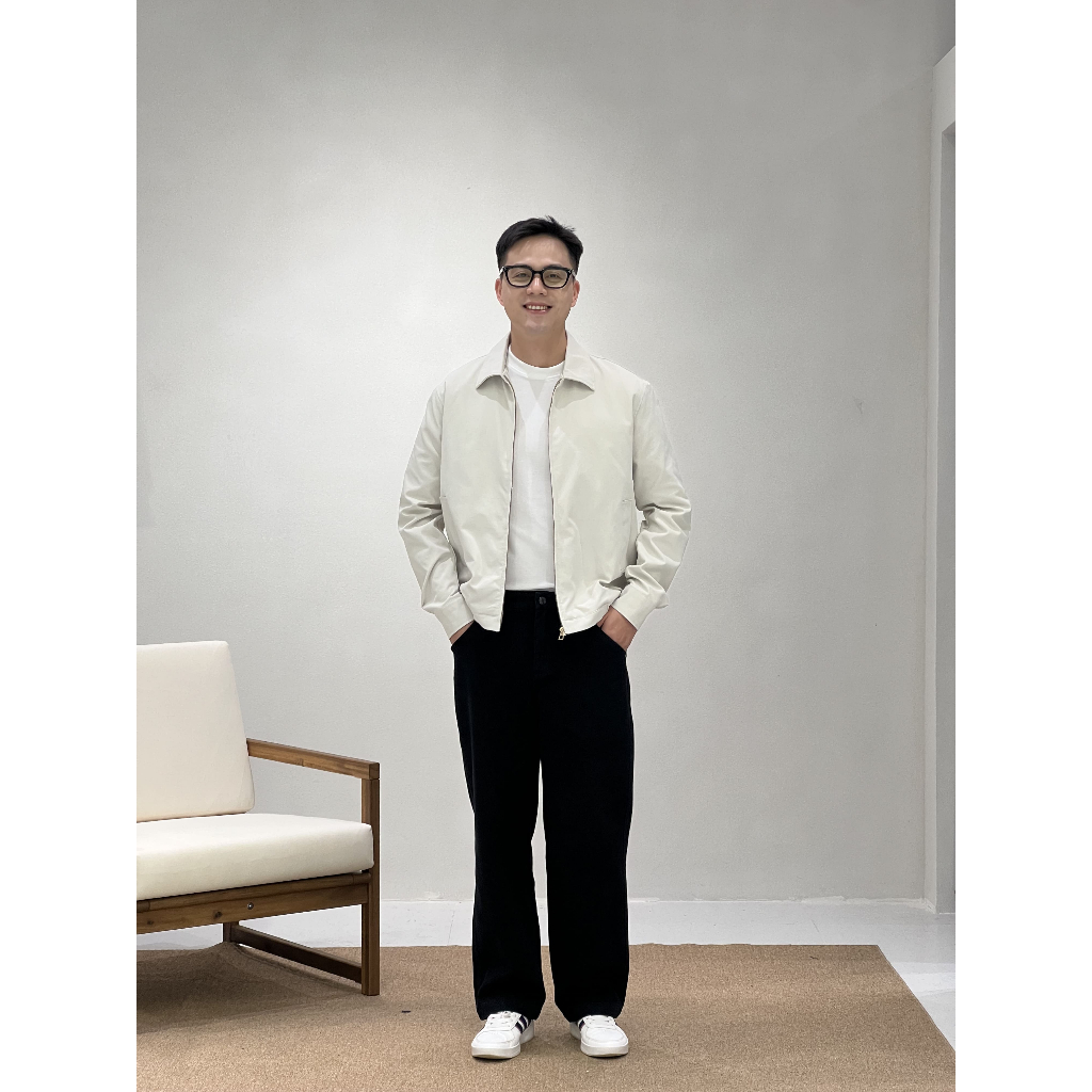 Áo khoác Da lộn nam BADASS cao cấp,  Khóa kéo Trơn ADLOL610 | BigBuy360 - bigbuy360.vn