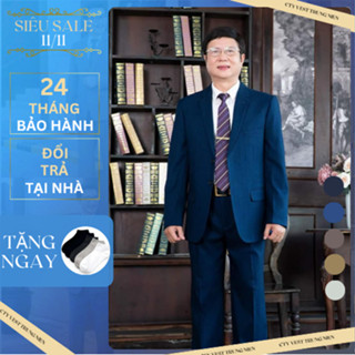 Bộ vets nam trung niên,vest trung tuổi được may bằng chất vải tuysi phan len cao cấp