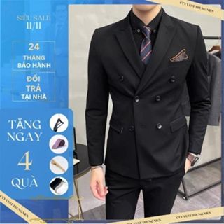 MÃ GIẢM GIÁ HÔM NAY POROMANLUXXURY2626 bộ vest trẻ nam 1 khuy phong cách hàn quốc