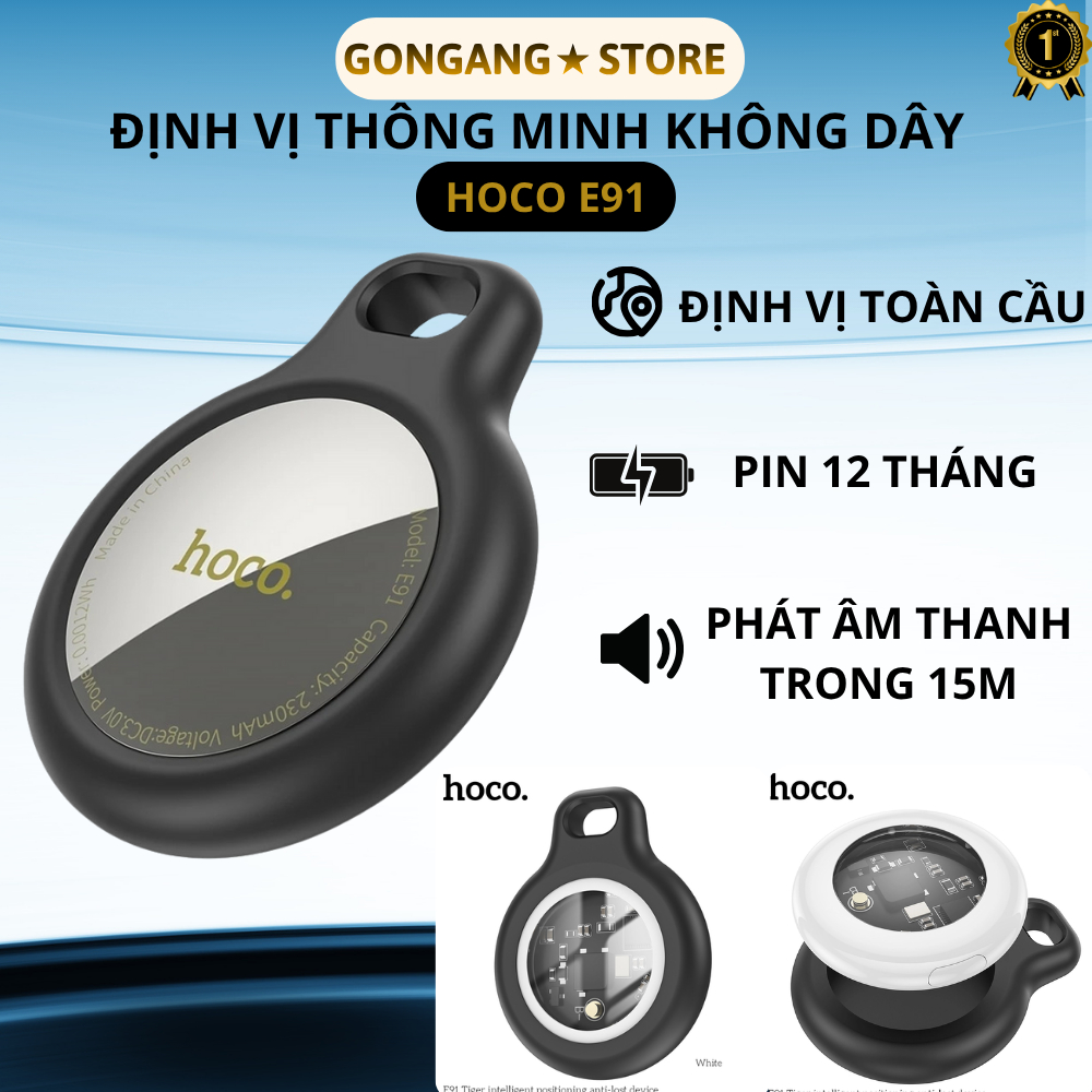 Thiết Bị Định Vị GPS Hoco E91 - Theo Dõi Trẻ Em, Ô Tô, Xe Máy, Thú Cưng Tránh Thất Lạc