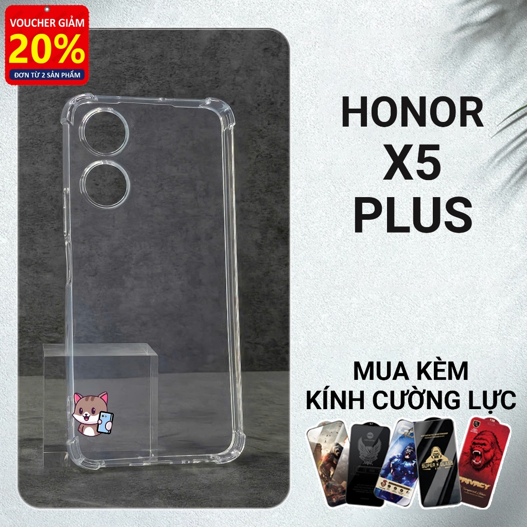 Ốp lưng Honor X5 Plus Meocase trơn chống va đập | Ốp điện thoại bảo vệ camera dt toàn diện