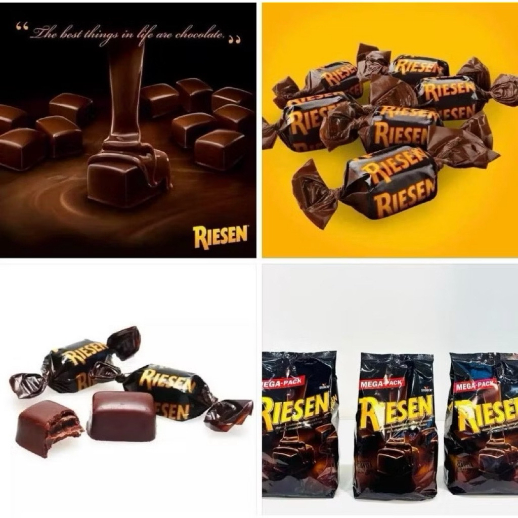 Kẹo Socola Đen  Chewy Toffee Riesen