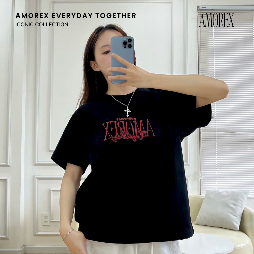 Áo Thun AMOREX Everyday Together Form Boxy Unisex 250gsm Cotton Co Giãn – Local Brand Việt Nam