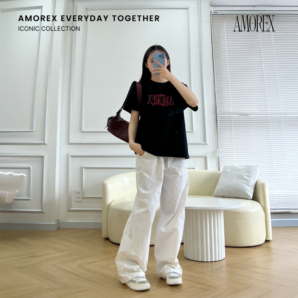 Áo Thun AMOREX Everyday Together Form Boxy Unisex 250gsm Cotton Co Giãn – Local Brand Việt Nam