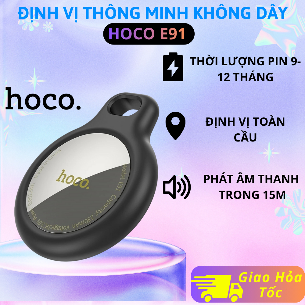 Thiết Bị Định Vị GPS Hoco E91 - Theo Dõi Trẻ Em, Ô Tô, Xe Máy, Thú Cưng Tránh Thất Lạc