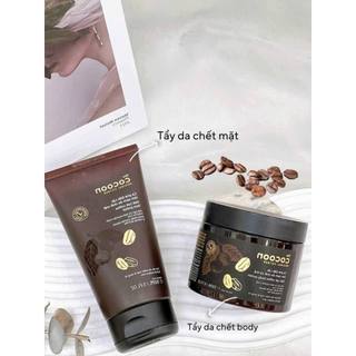Bộ Tẩy Da Chết Cà Phê Đắk Lắk Cocoon 150ml + 200ml Cho Da Mềm Mượt