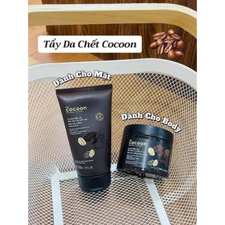 Bộ Tẩy Da Chết Cà Phê Đắk Lắk Cocoon 150ml + 200ml Cho Da Mềm Mượt