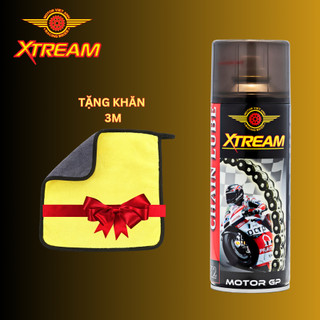   TẶNG KHĂN 3M  chai xịt  dưỡng sên xe máy  bôi trơn sên xe máy  Xtream X2 450ml chống văng tốt 