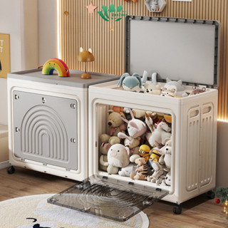 Zenzone Hộp Gấp Gọn Cỡ Lớn 2 Cửa, Có Bánh Xe, Đựng Đồ Đa Năng, Đồ Chơi, Gấu Bông, Chăn Màn, Quần Áo