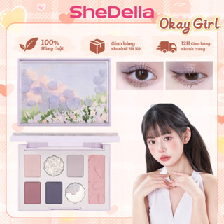   SheDella Bảng Phấn Mắt Nữ 10 Ô Màu Mộng Mơ Shedella 10gr 