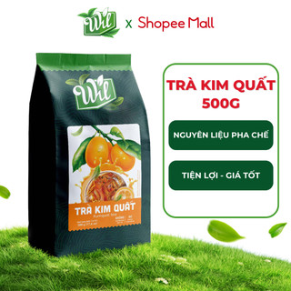  Bột trà tắc Wil 500g nguyên liệu pha chế đồ uống tiện lợi trà trái cây tươi hòa tan 