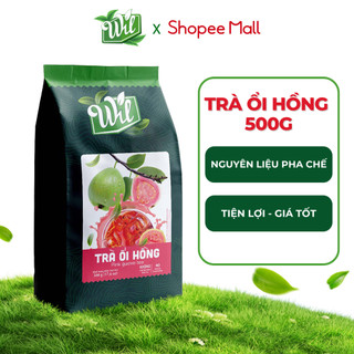  Bột trà ổi hồng Wil 500g nguyên liệu pha chế đồ uống tiện lợi trà trái cây tươi hòa tan 