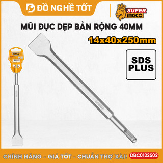 Mũi đục dẹp bản rộng 40mm INGCO DBC0122502