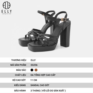 [Deal sang chảnh]  GIÀY NỮ CAO CẤP ELLY – EG256