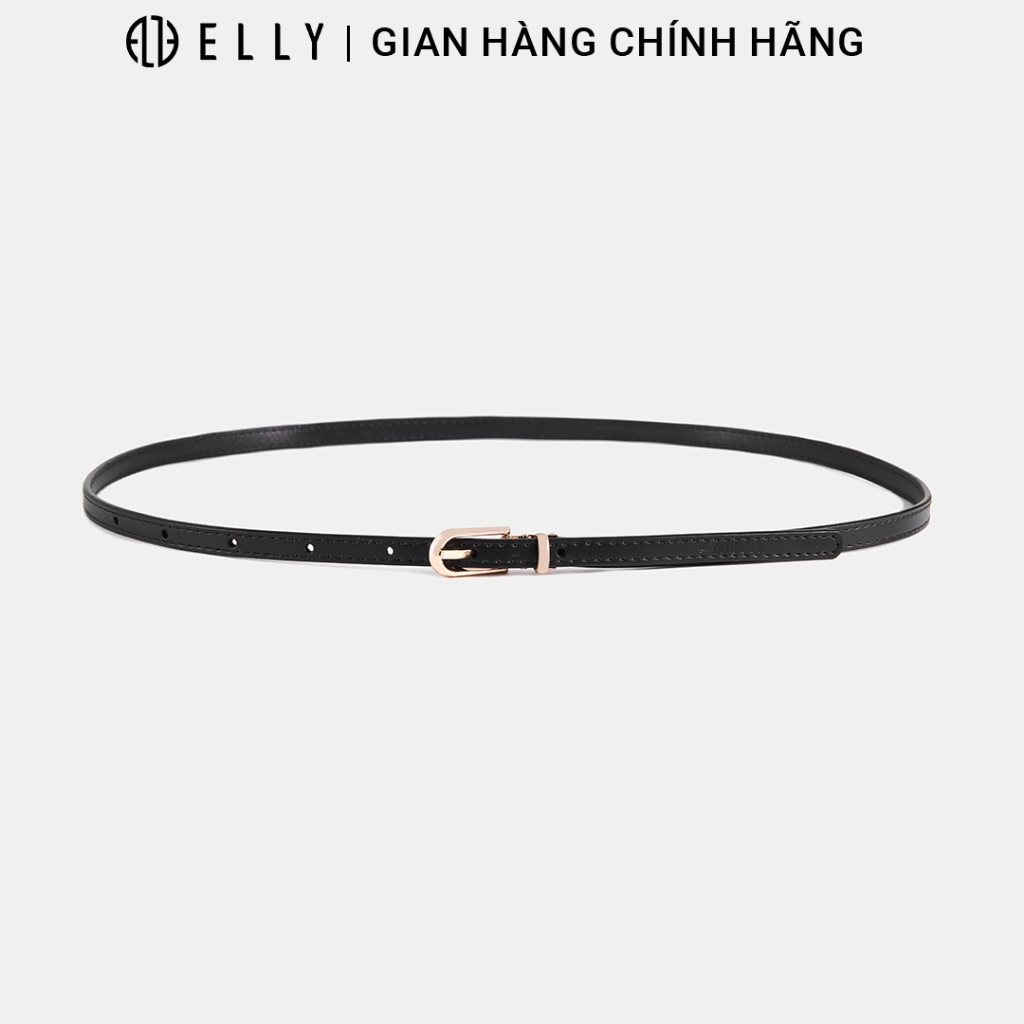 [Deal sang chảnh]  Dây lưng nữ cao cấp da thật ELLY – ED42
