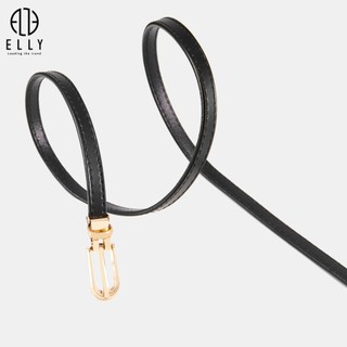 [Deal sang chảnh]  Dây lưng nữ cao cấp da thật ELLY – ED42