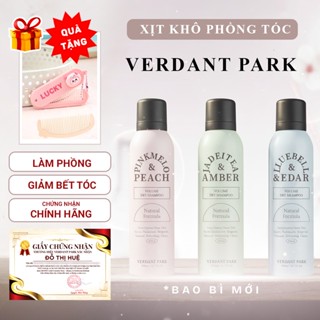  Xịt Khô Phồng Tóc VERDANT PARK 200ml Dầu Gội Khô Kiềm Dầu Hết Bết Dính Tóc Mềm Mượt 