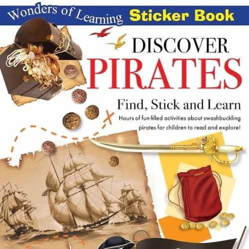 WOL STICKER BOOK - DISCOVER PIRATES