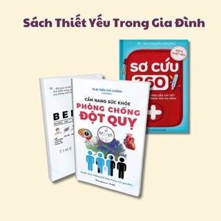  Sách - Combo Cẩm Nang Phòng Chống Đột Quỵ & Cẩm Nang Sức Khỏe Sơ Cứu 360  Lẻ Tùy Chọn  