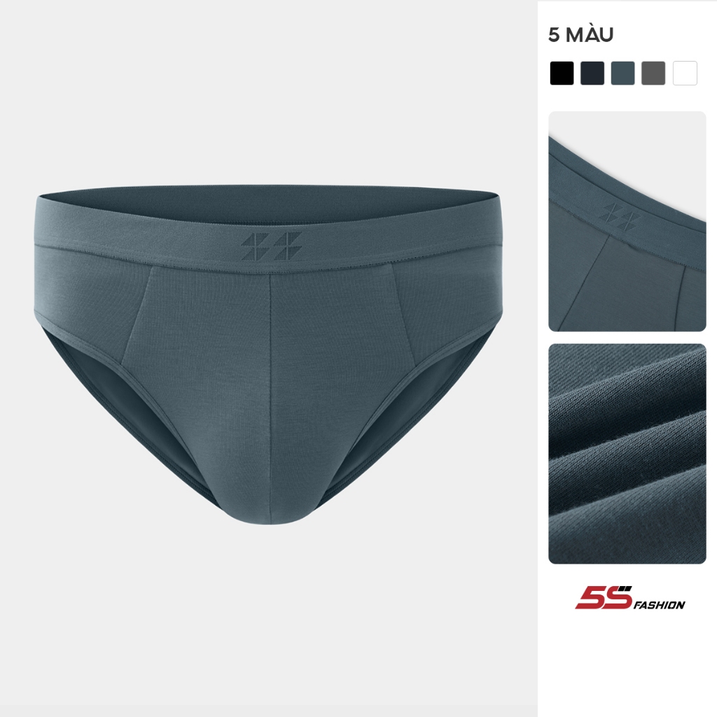 Quần Lót Nam 5S FASHION, Vải Mềm Mịn, Thấm Hút Tốt, Giãn Thoải Mái, Thiết Kế Basic BRF25013-BRF25113