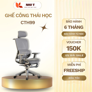Ghế Công Thái Học, Ghế Văn Phòng CTH-99 FULL LƯỚI, Tiện ích Ngả Lưng Lên Đến 160 Độ Gác Chân