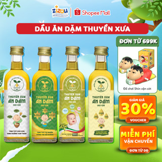  Dầu Ăn Dặm Thuyền Xưa Cho Bé 65ml – Vị Oliu Óc Chó Cá Hồi Ép Lạnh Nguyên Chất Bổ Não - ZIZOU 