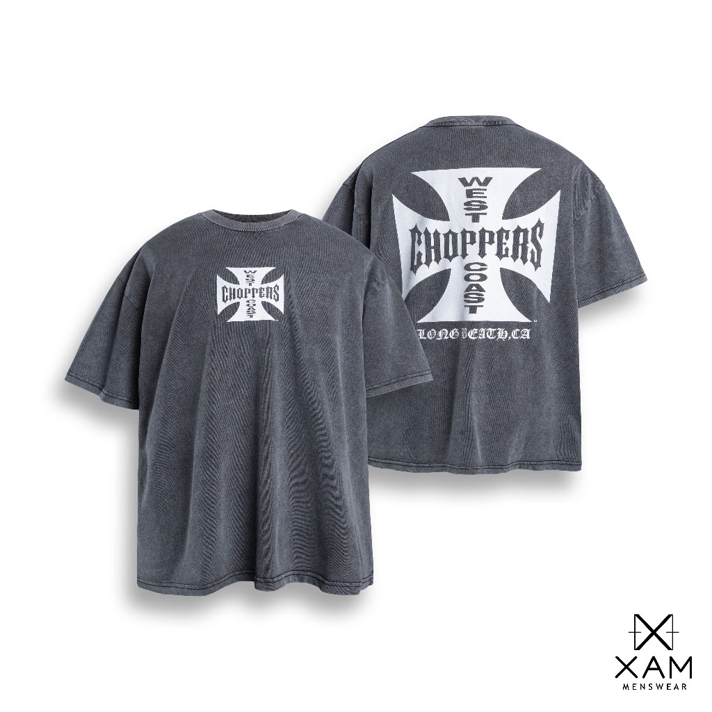 ÁO THUN WEST COAST CHOPPERS VINTAGE WASH - FORM OVERSIZE