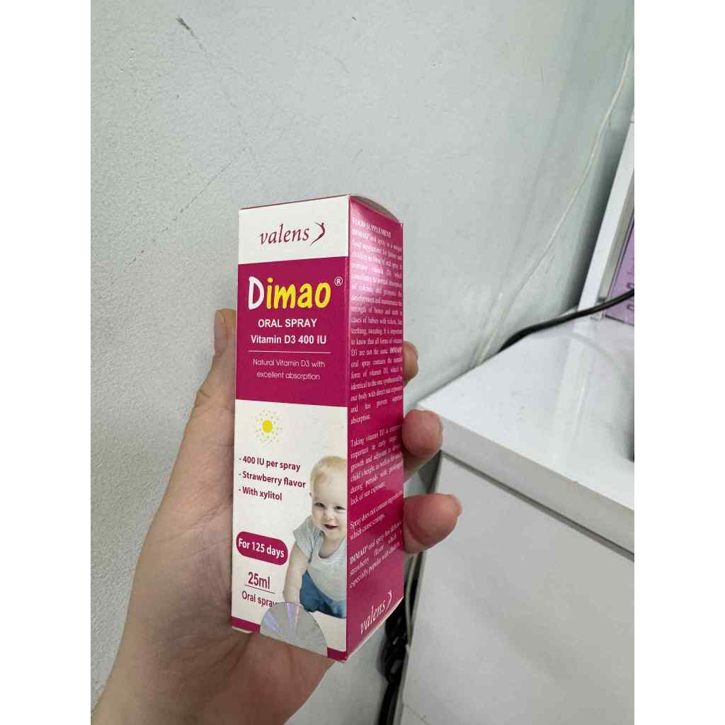 Xịt bổ sung Vitamin D3 thuần DIMAO ORAL SPRAY 400IU
