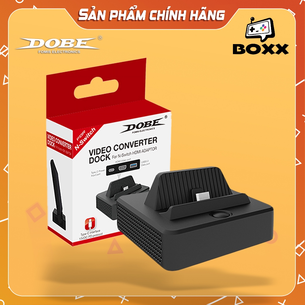 Dock sạc HDMI TV cho Nintendo Switch, Dock HDMI cho Nintendo Switch chính hãng Dobe