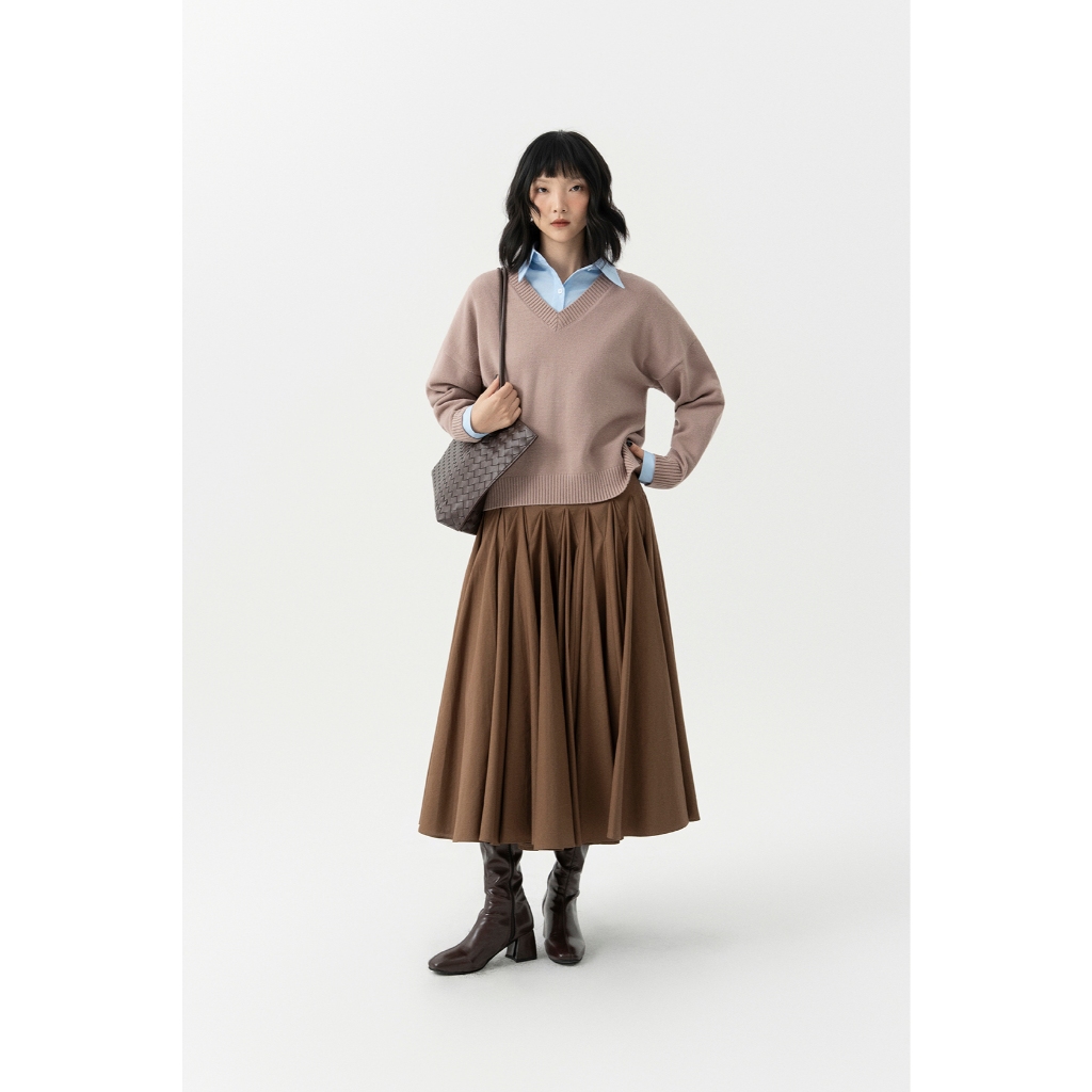 VOLUMINOUS MIDI SKIRT - BST Fall Wintern 25 By December Chris
